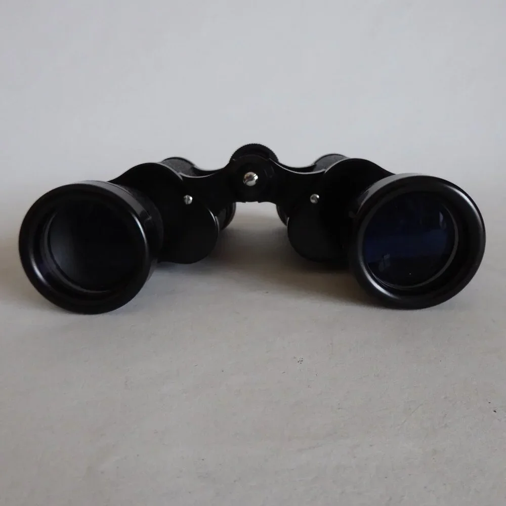VINTAGE 7 x 35 BELMONT LIGHTWEIGHT FIELD VIEW BINOCULARS IN BLACK CASE